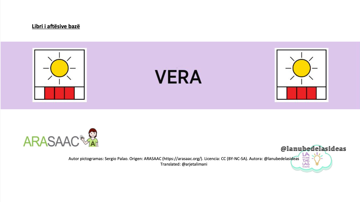 Libri i aftësive bazë - Vera